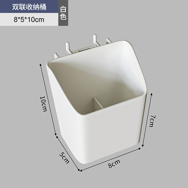 Tablero de agujero redondo, estante de estante de pared, almacenamiento de pantalla de acero inoxidable, herramientas de hardware, pared de tablero colgante universal