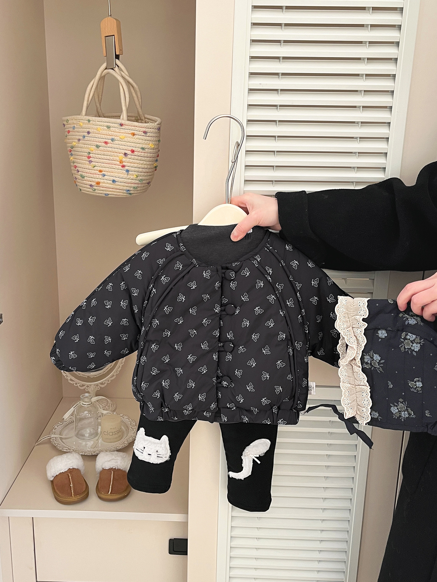 Ropa de algodón para bebés coreanos de invierno, nuevo estilo extranjero para bebés, chaqueta de algodón caliente de algodón grueso