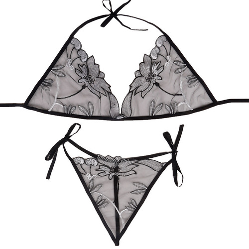 Yan Beiwei Sexy Mesh Temptation Women's Panties, Summer New Trendy Design, Seamless, Low-Rise—Factory Direct Supply, One-Item Dropshipping Available—C02