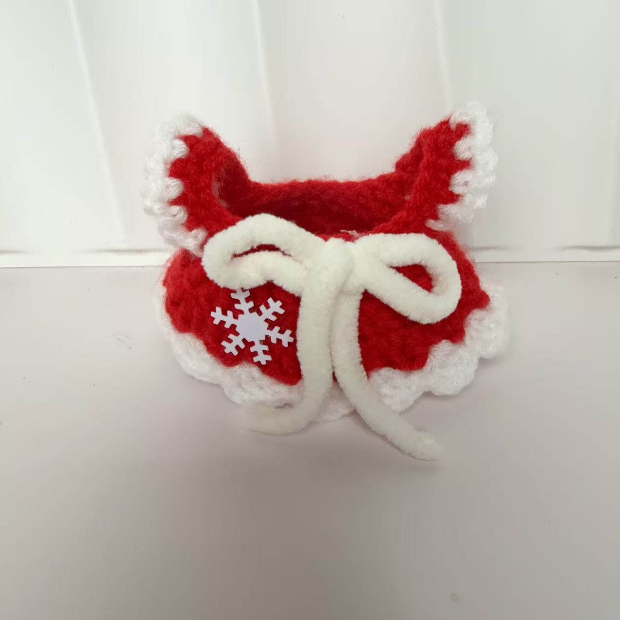 Christmas snowflake red dress