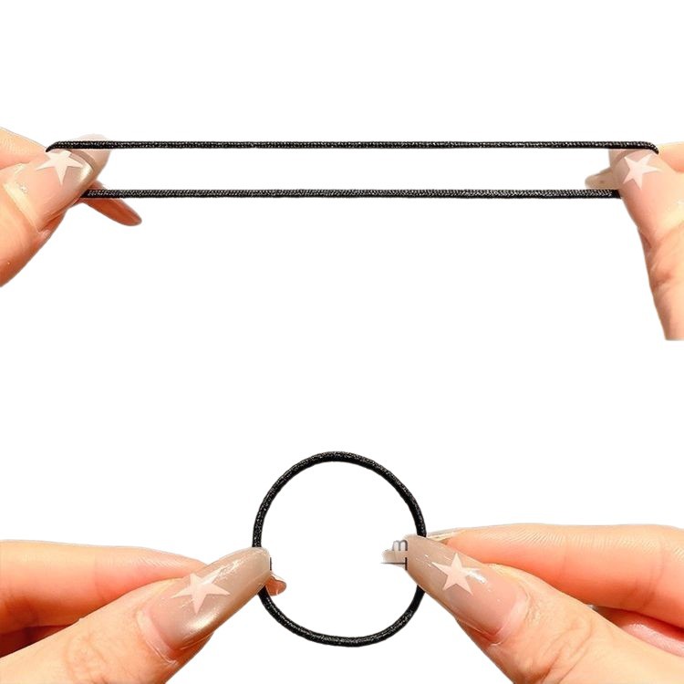 Cordón de cabeza simple para mujeres coreanas anillo de pelo delgado atado pelo estrangulador sin banda de goma atada temperamento de tocado de niña cordón de pelo