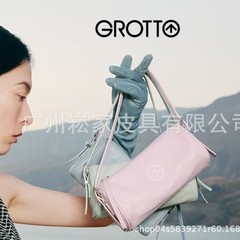GROTTO個楽25年新作ペンケースレディースハンドバッグ肩掛け斜め掛け携帯電話バッグミニモデル