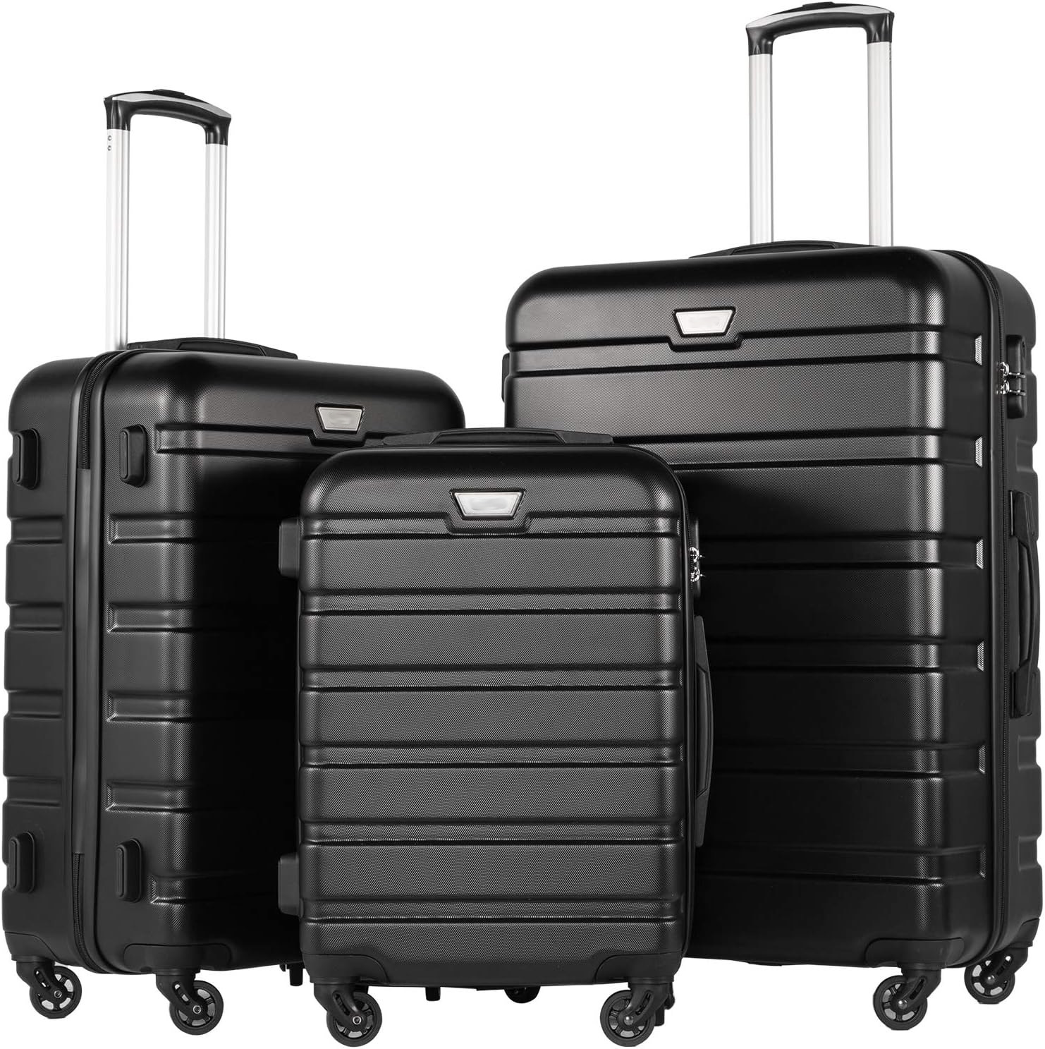 Maleta de Equipaje con Ruedas Set de 5 Piezas 20 Pulgadas de ABS Antirrobo para Viajes de Ocio