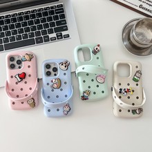 适用苹果16promax跨境洞洞壳散热手机壳15高级感苹果17全包保护套