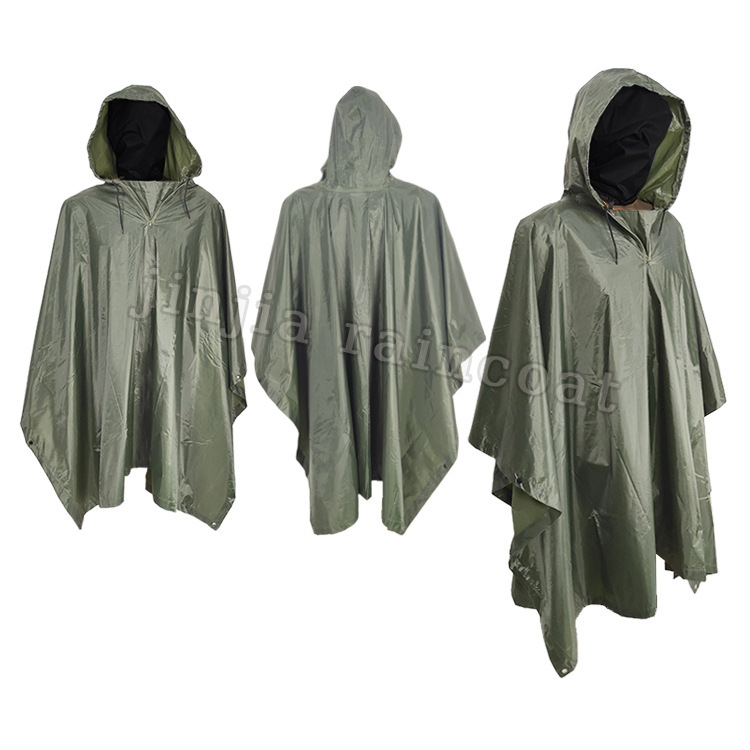 Outdoor Mountain Climbing and Hiking Three-in-One Backpack Raincoat for Men and Women Cycling Travel Poncho Portable Ultra Light Single Waterproof