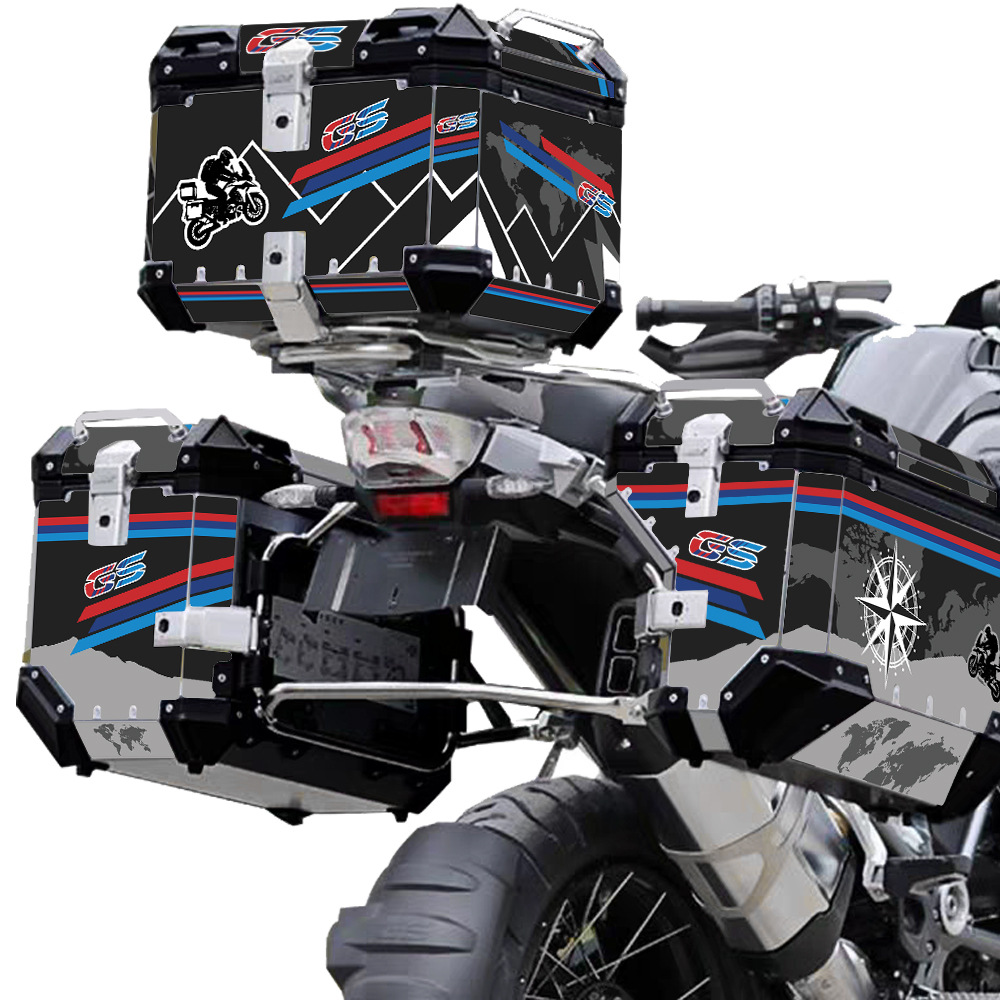Aplicable a BMW GS tres cajas de pegatinas de rábanos tres cajas de pegatinas de protección original GS decoración impermeable pegatinas resistentes a los arañazos