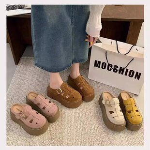 �������6cm����ЬŮ�Sɫ���^����Ь���⴩2025�¿�һ�_�ś���Ь