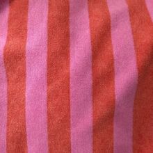 色织条纹毛巾布料双色涤棉毛圈面料包包服装玩具抱枕超细纤维