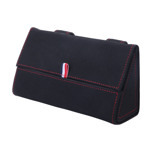 Car eyeglass case, clip-on sunglasses holder, strap-style multi-functional sunshade, card, Amazon car accessories