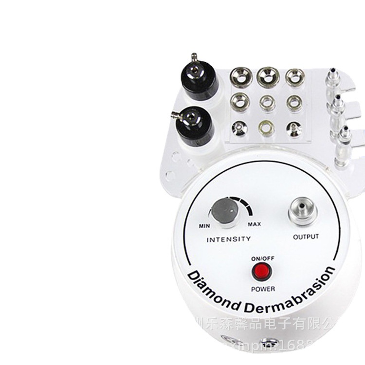 Promoción 3-en-1 diamante micro-tallado de la piel de molienda instrumento limpiador facial microcristal exfoliante Exfoliante Piel de molienda instrumento de belleza