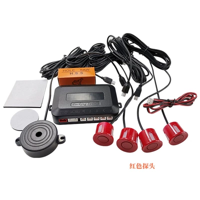 Park radarı Car Parking Sensor - red-pure-buzzer-reversing-radar