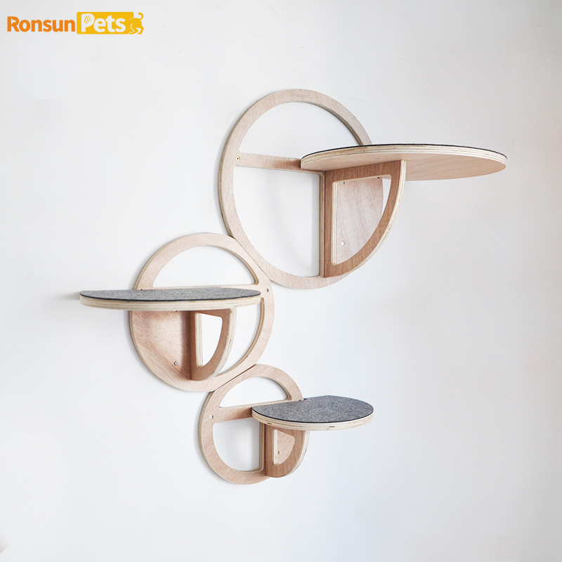 Wall-Mounted Cat Nest, Household Claw-Grinding Hanging Cat Climbing Frame, Cat Jumping Platform, Integrated Cat Coffee Wall-Mounted Cat Habitat