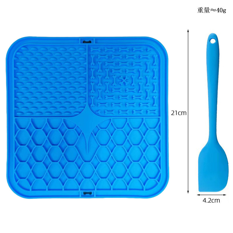 アマゾン室内ペット二重シリコンペットスローフード食器食器吸盤犬舐めパッド食べむせ防止パッド|undefined