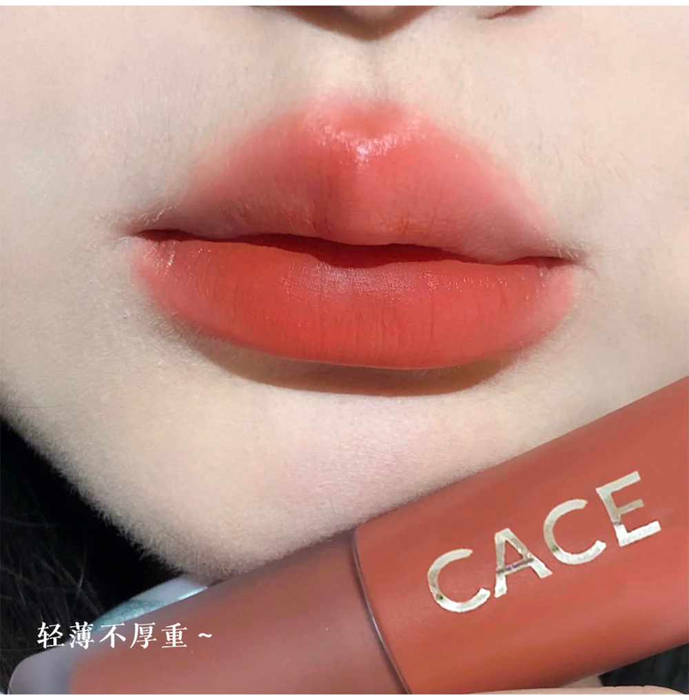 CACE Pure Matte Lip Clay Velvet brightening Lip Gloss, Light and versatile makeup wholesale, live-streamed by Internet celebrities undefined