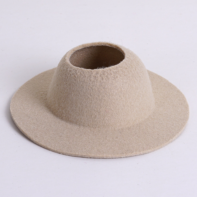 Labu nuevo sombrero de feltero abierto sombrero de cúpula sombrero accesorios de moda sombrero mini sombrero muñeca