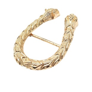 Luggage hardware accessories wine god bag front decorative snake head buckle zinc alloy die casting women's bag faucet buckle
