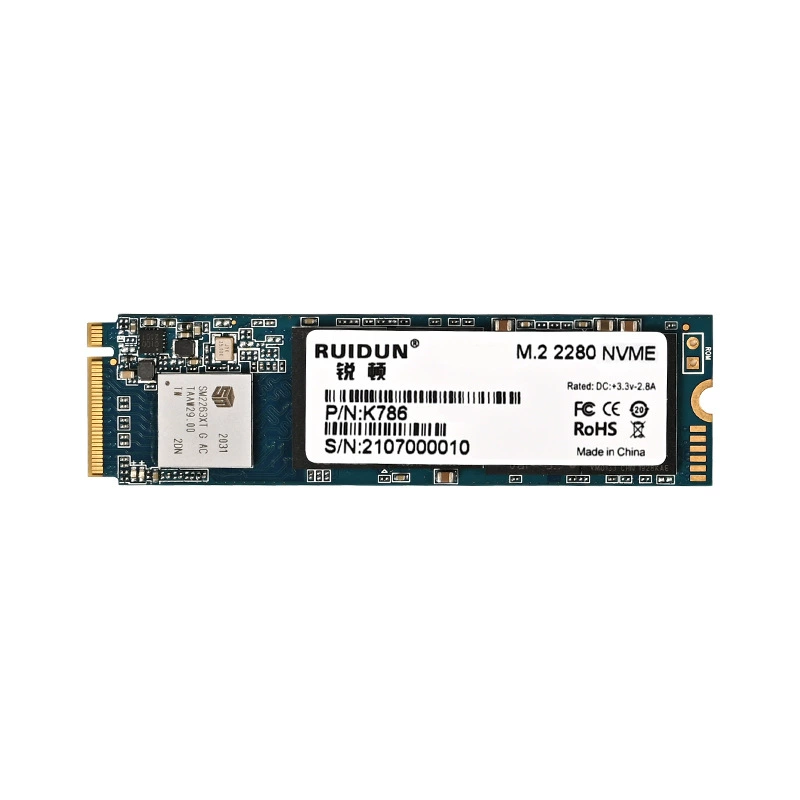 SSD NVMe M.2 RUIDUN 2280 PCIe — 128ГБ/256ГБ/512ГБ/1ТБ, до 2400/2000 МБ/с