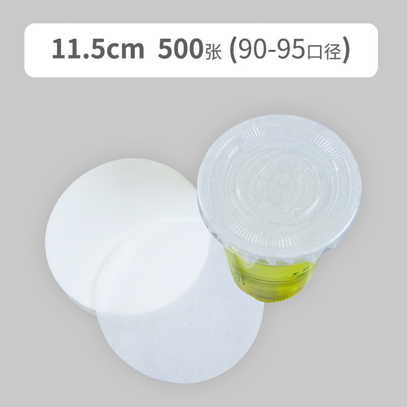 Desechables café leche taza de té a prueba de fugas de papel bebida de leche de soja película de sellado almohadilla de té de leche para llevar película de sellado especial