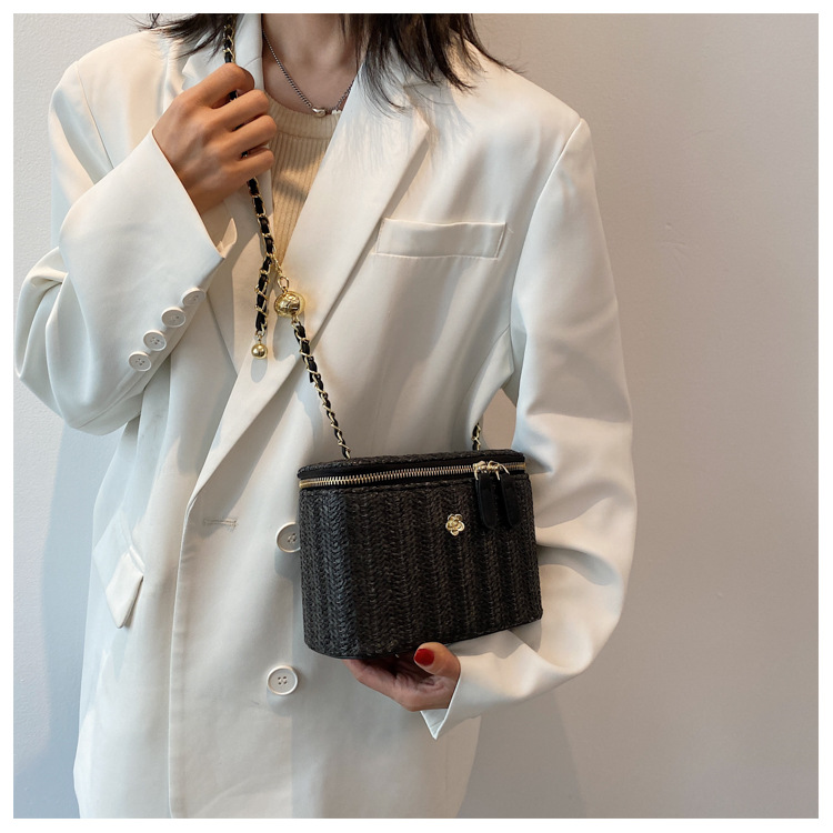 Street Occasion Straw Material Women's All Seasons Straw Vacation Straw Bag