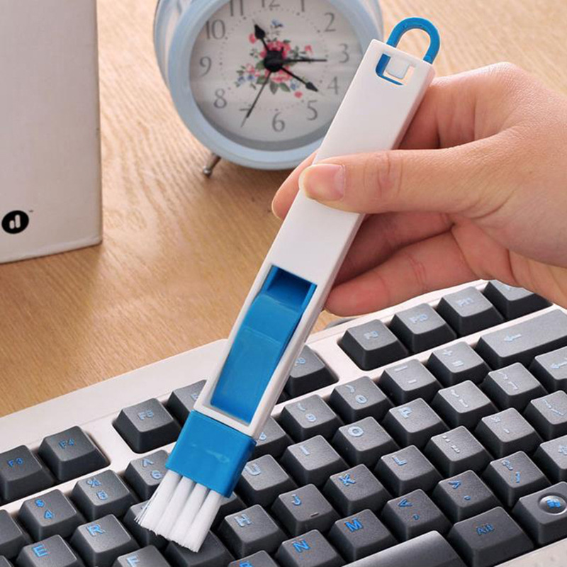 Window Groove Brush with Dustpan, Gap Brush, Groove Brush, Air Conditioner Groove Cleaning Brush, Kitchen Cleaning Tool Brush