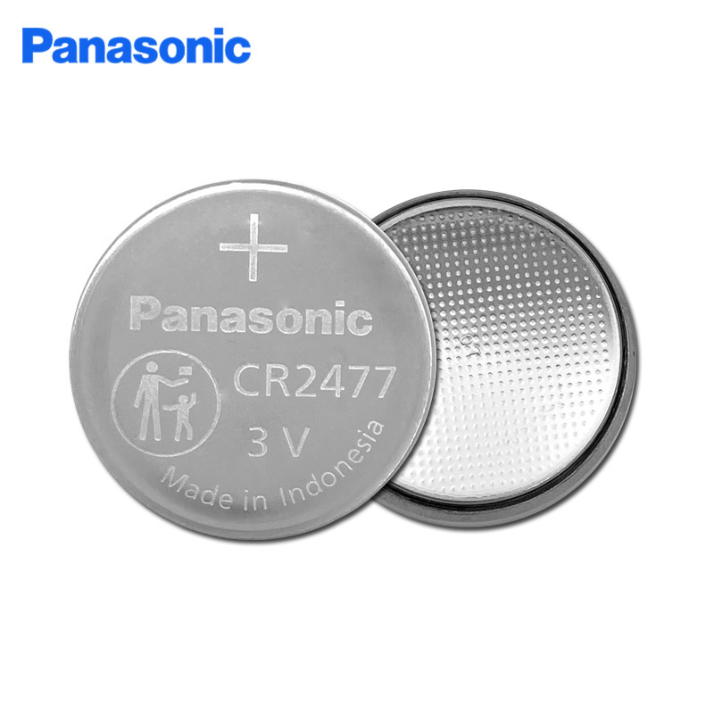 松下/Panasonic纽扣锂电池CR2477 3V工业装电池CR2477/BN原装正品