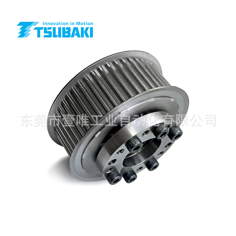 TSUBAKI摩擦联结止动带轮PT50P5M25AF-SS4628无键连结同步带轮