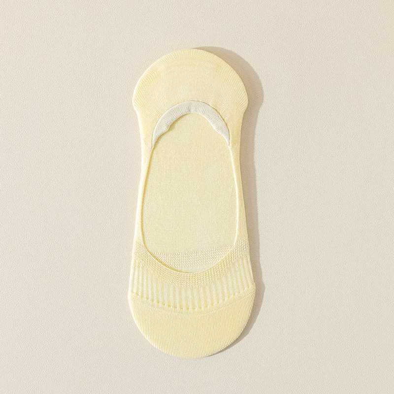 Calcetines de barco, boca baja, calcetines invisibles, mujeres, verano, malla fina, silicona transpirable, tacones altos antideslizantes, calcetines cortos, calcetines Zhuji