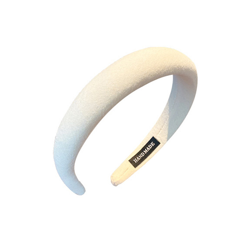 El otoño y el invierno Nueva presión elegante de lavado de pelo diadema accesorios para el cabello horquilla de las mujeres simple esponja de felpa de alta Cráneo diadema superior al por mayor