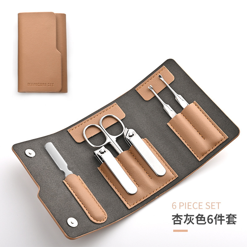 厂家指甲剪套装批发不锈钢修甲工具套指甲钳修脚指甲刀套装6件套|undefined