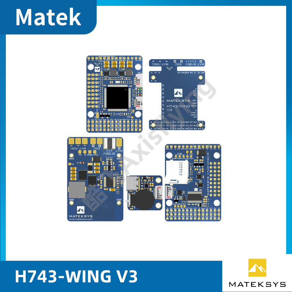 Mtk H743-Wing V3 Flight Control Dual Camera Open Source Fixed-Wing Fpv Drone
