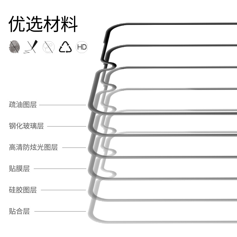 NILLKIN para Samsung Galaxy A16 5G película de cobertura completa película de vidrio temperado a prueba de explosiones transfronteriza