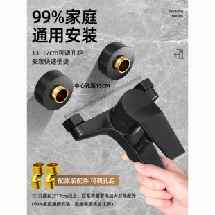 Shower Faucet Bathroom Switch Mixing Valve Hot and Cold Triple Faucet Bathtub Bath Shower Head Yash Wholesale