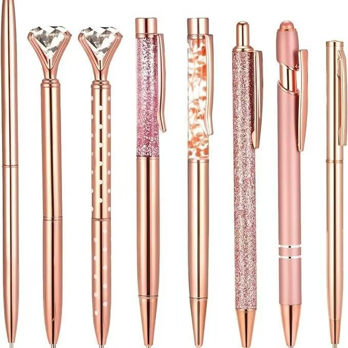 B style rose gold set