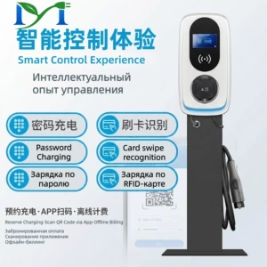 European Standard 7Kw/11Kw/22Kw New Energy Vehicle Dlb Dynamic Load Balancing Wall-Mounted Column Ac Charging Station