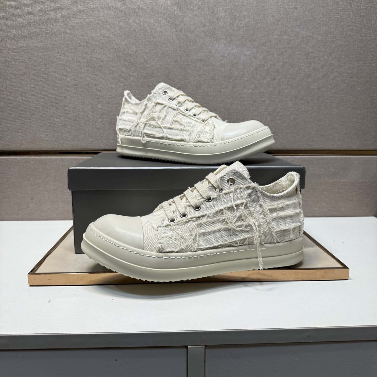 European Style Sports Sneakers Spring Versatile Height-Increasing Sneakers Men's and Women's Shoes Trendy Low-Top Canvas Thick-Soled Shoes