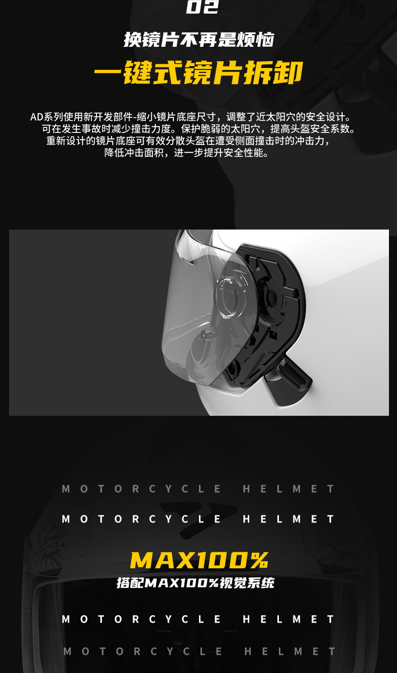 Ad Electric Motorcycle Helmet for Men and Women, Universal for All Seasons, 3C Certified Motorcycle Full-Face Helmet, Dot Certified Safety Helmet