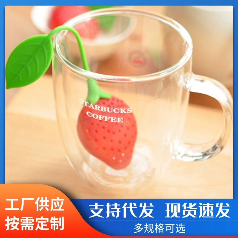 Лимонный клубничный чай утечка силиконовый чайный пакетик чайный набор креативный силиконовый чайный чайник подарок чайный фильтр инструмент