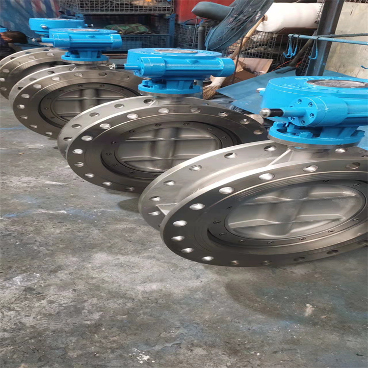 手动蝶阀D343W-10P 不锈钢化工管道法兰式蝶阀