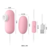 Laile flirting egg type A (vibration + sucking) [240 bags/piece] 6970556032739