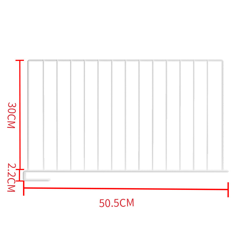Armario de hierro de almacenamiento tablero de partición rack de almacenamiento en capas de partición de ropa estante de partición deflector de partición de organización