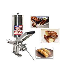 手动油条机拉丁果泡芙面包饼干注芯机充填奶油果巧克力设备酱料机