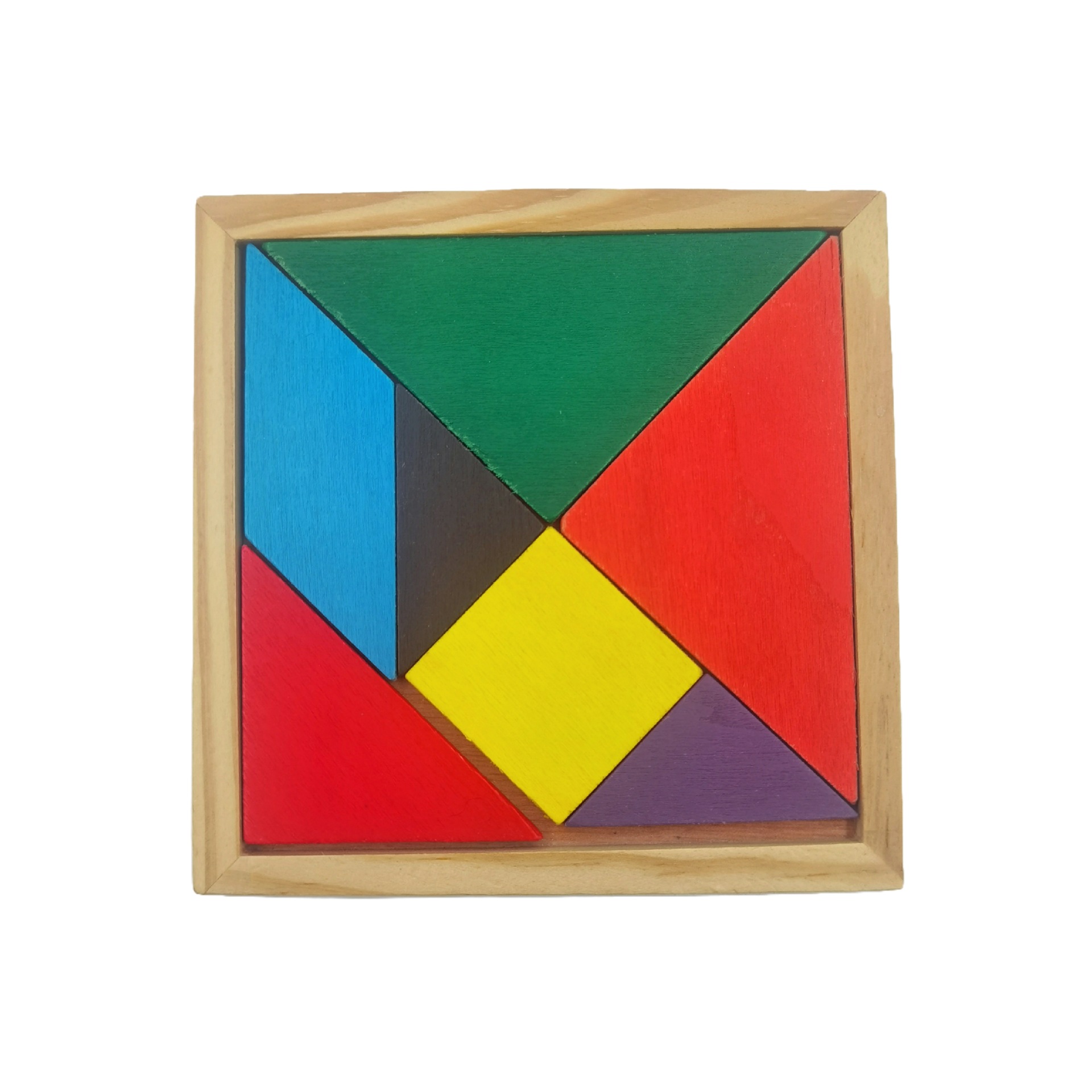 ジグソーパズルの子供の知育玩具の木の頭を痛めて木を積み上げます。