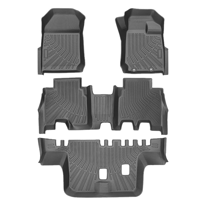 Para ISUZU MU-X 2021-2025 timón derecho 3D para todo clima material TPE almohadilla para el maletero