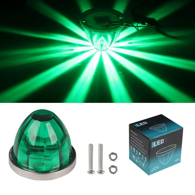 Led Lights, Ship Signal Lights, Gündüz işıqları - 10-30v-always-on-green-single-pack