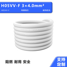 源头厂家PVC线3*4平方H05VV-F插头线3*6平制式大功率阻燃电器适配