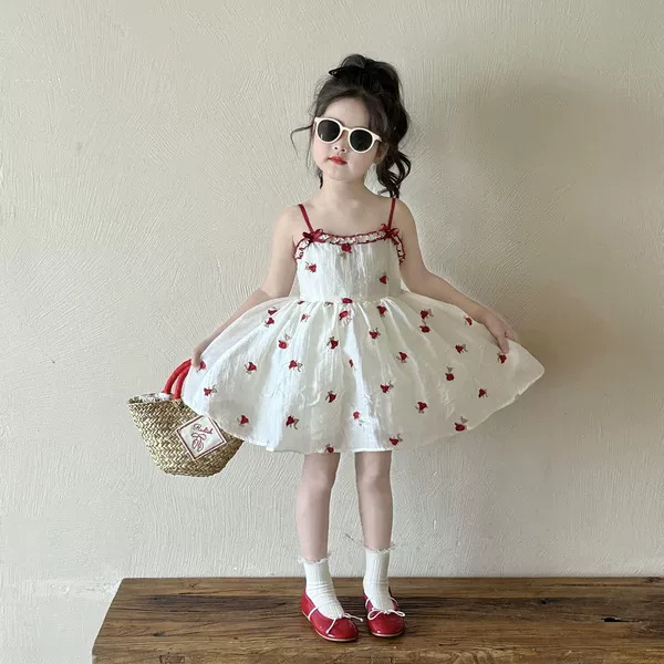 Slip dress, floral print