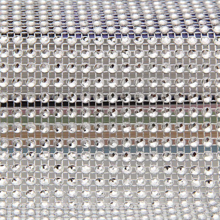 24 filas de taladro de malla de plástico hueco/taladro de línea/taladro de fila de 4mm/taladro de imitación, decoración navideña, artesanía, cortina