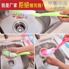 Long-handled multi-purpose powerful decontaminating long-handled cup brush with extended handle soft cup brush bottle brush cleaning brush teacup brush
