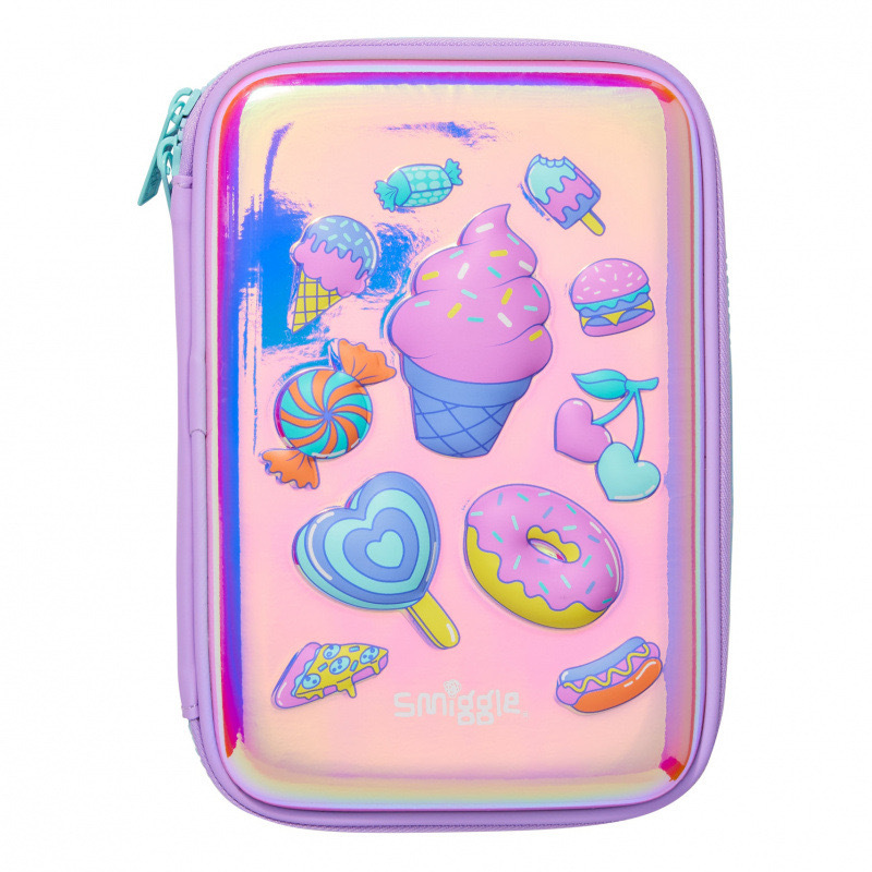 Australia caja de papelería smiggle para estudiantes de primaria y secundaria caja de lápices de gran capacidad para niños EVA caja de lápices grande de imagen tridimensional 3D