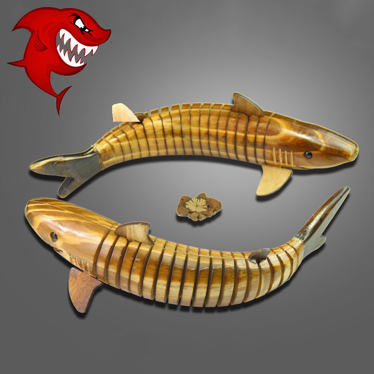 wooden shark
